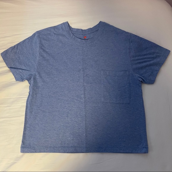 urban outfitters x hanes blue tee - Picture 1 of 3